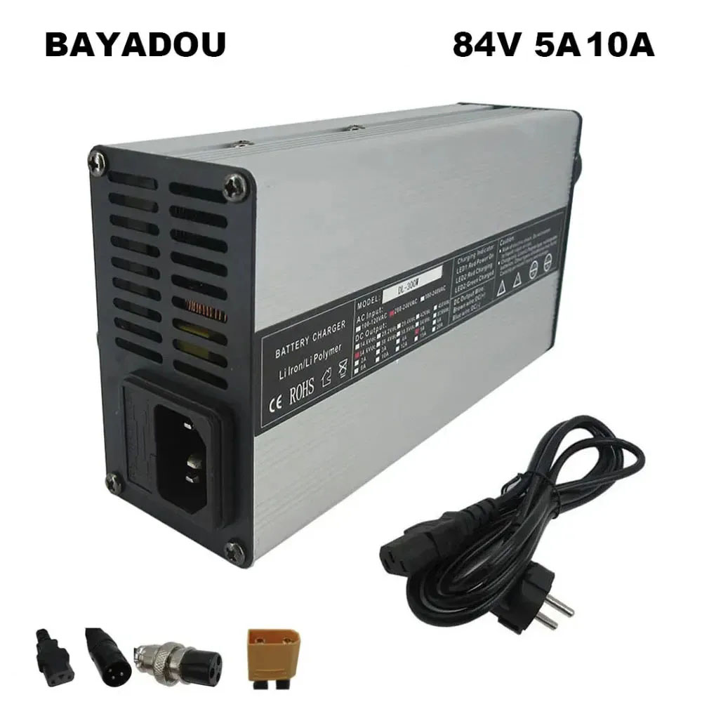 84V 20A Smart Charger - Pengisi Daya Cerdas Lithium 72V 4A