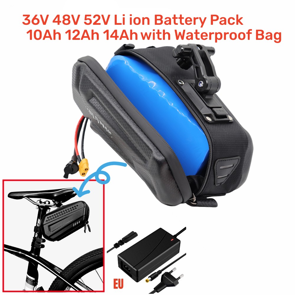 Paket Baterai Tahan Air 60V 52 - 60V 50Ah Electric Scooter Battery ulasan dan harga