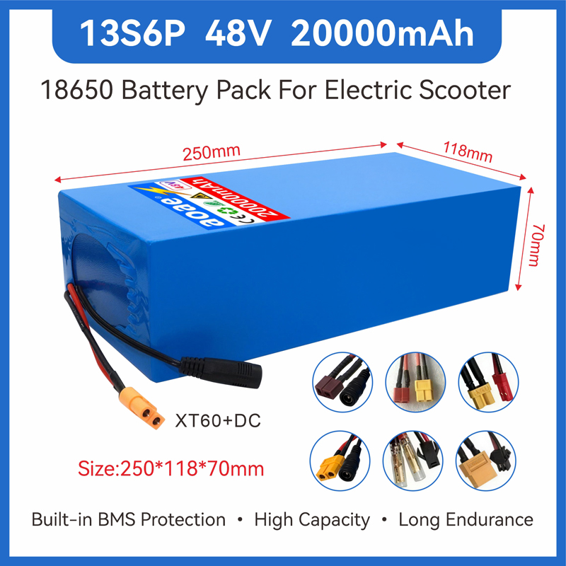 Baterai Skuter Listrik 48V 13S - 60V 50Ah Electric Scooter Battery ulasan dan harga