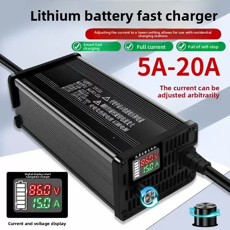 Pengisi Daya Baterai Lithium A - 72V 15A Fast Charger ulasan dan harga