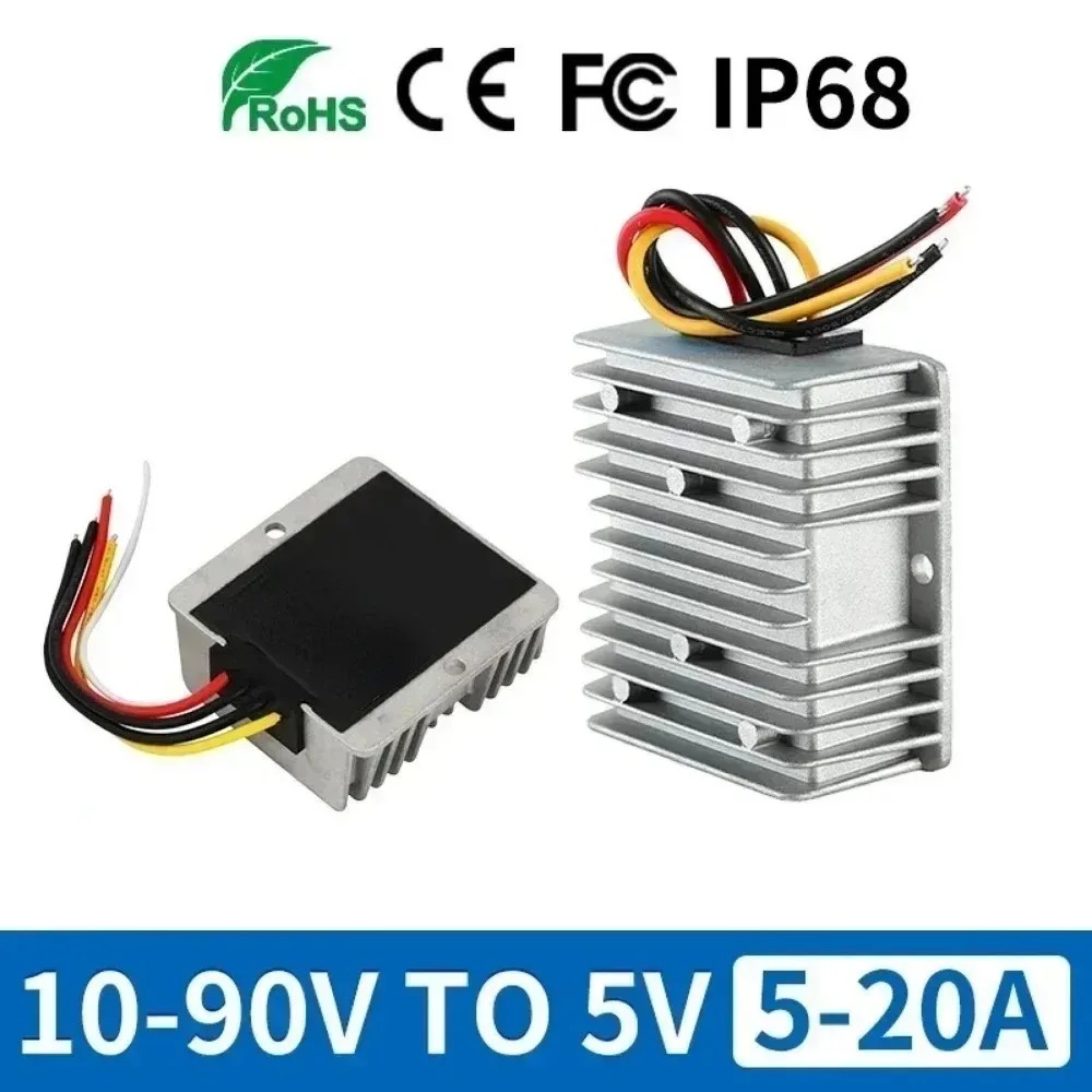 Konverter DC 10-90V ke 5V, Reg - 72V 15A Fast Charger ulasan dan harga