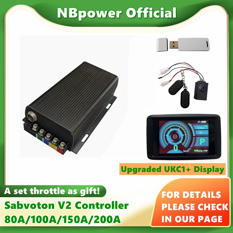 Kit Pengontrol Terprogram Sabv - 72V 100A Sabvoton Controller ulasan dan harga