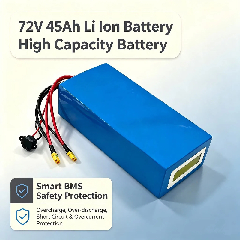 Baterai Lithium Ion Segitiga 7 - 72V 40Ah Lifepo4 Battery Pack ulasan dan harga