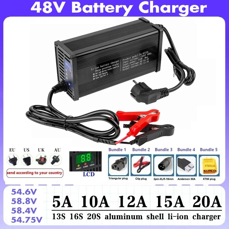 Pengisi Daya Baterai Lithium K - 84V 20A Smart Charger ulasan dan harga